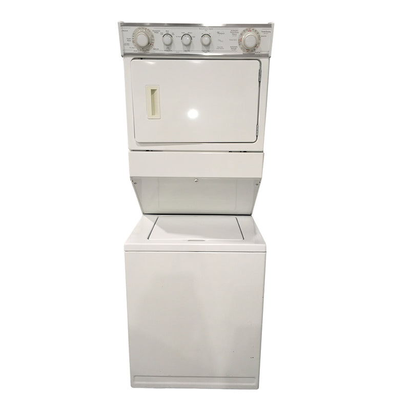 Used Whirlpool 27" Laundry Center Model No. YLTE6234DQ3 Serial MR4007526