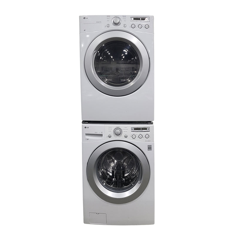 Used LG Washer and Dryer Set Model No. WM3050CW - DLE3050W