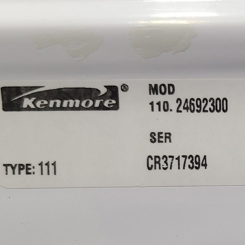Used Kenmore Washer Model No. 110.24692300