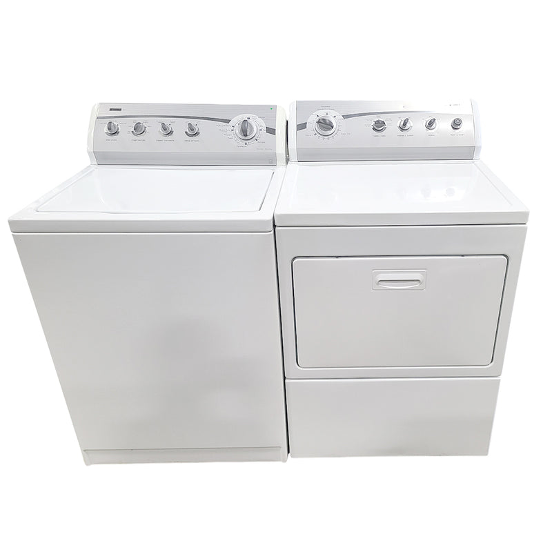 Used Kenmore Washer and Dryer Set Model 110.29832801 - 110.C69832801