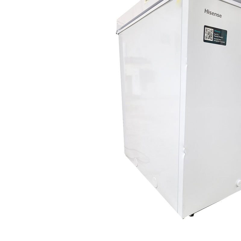 Open Box Hisense Convertible Chest Freezer or Fridge Model No. FC18D6CWD, Serial No. 1L050002001JL73MTS40045