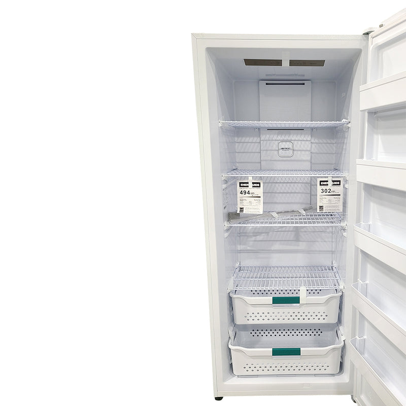 Open Box Hisense Convertible Upright Freezer or Fridge Model No. FV21C7HWE