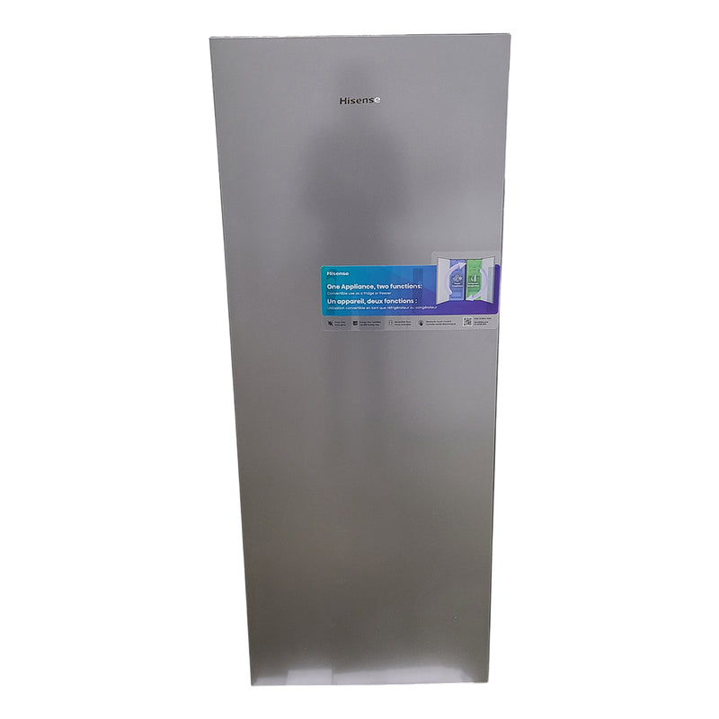 Open Box Hisense Convertible Upright Fridge or Freezer Mod# FV06C7ASE S# 1B0140Z0097JB6B1FP20112