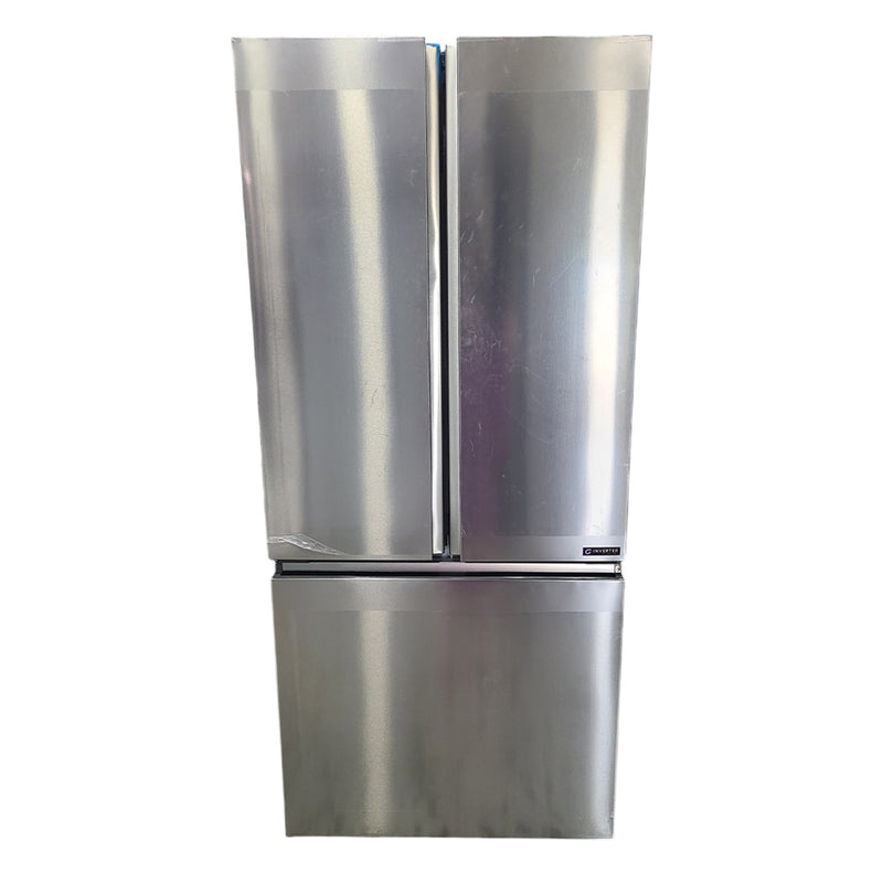Open Box Hisense 30 in. 20.8 cu ft. Stainless Steel French Door Refrigerator with Full Width Adjustable Shelves Mod