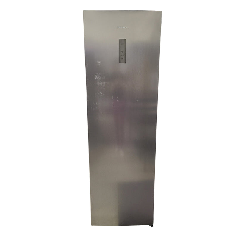 Open Box Hisense Convertible Upright Freezer or Fridge Model No. FV10C7HSE, Serial No. 1B0274Z0132JB7YGUS40353