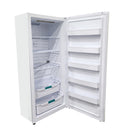 Open Box Hisense Convertible Upright Freezer or Fridge Model No. FV21C7HWE, Serial No. 1B0590Z0163JB7F68S70022