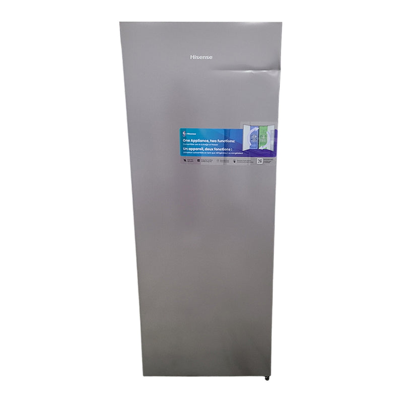 Open Box Hisense Convertible Upright Fridge or Freezer Mod# FV06C7ASE S# 1B0140Z0093JB7FB7P21561