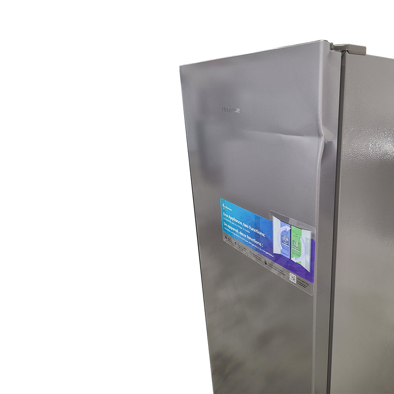 Open Box Hisense Convertible Upright Fridge or Freezer Mod# FV06C7ASE S# 1B0140Z0093JB7FB7P21561