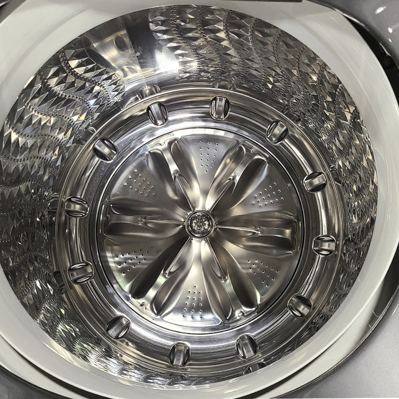 Used Samsung Washer and Dryer Set Model No. WA50M7450AP/A4 - DVE50M7450P/AC