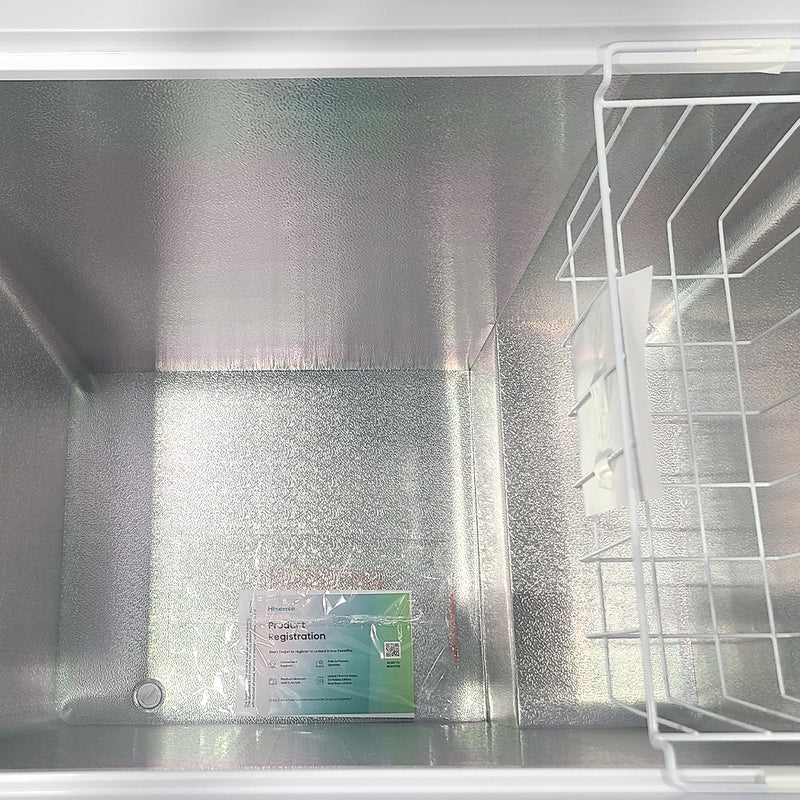 Open Box Hisense Chest Freezer Model No. FC70D6EWE