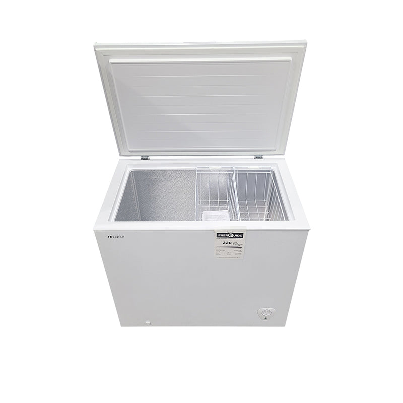 Open Box Hisense Chest Freezer Model No. FC88D6CWD