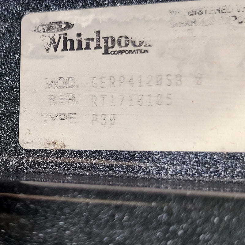Used Whirlpool Electric Stove Model No. GERP4120SB0