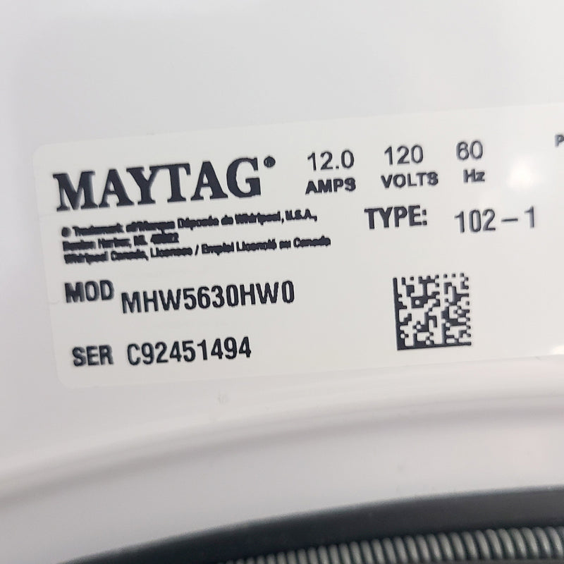 Used Maytag Washer Model No. MHW5630HW0