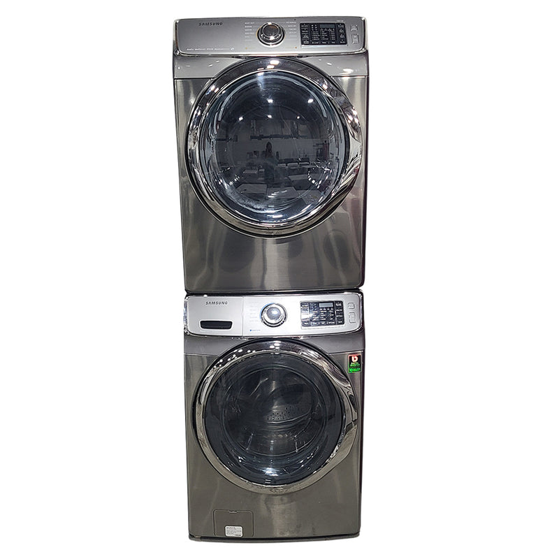 Samsung Washer and Dryer Set Model No. WF45H6100AP/A2 - DV45H6300EP/AC