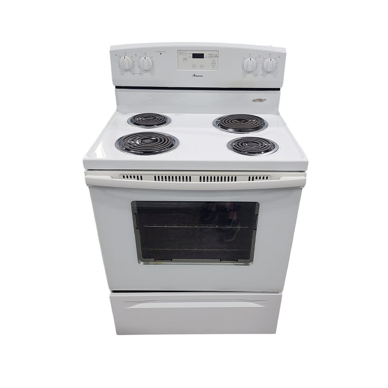 Used Amana Electric Stove Model No YACR4330BCW0