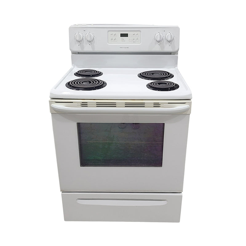 Used Frigidaire Coiltop Stove Model No. CFEF3016LWH