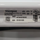 Used Whirlpool Washer and Dryer Set Model No. WTW4915EW0 – YWED4915EW0