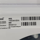 Used Whirlpool Washer and Dryer Set Model No. WTW4915EW0 – YWED4915EW0
