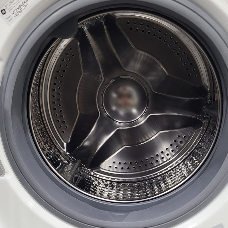 Used GE Washer and Dryer Set Model No. WCVH4800K2WW - PCVH480EK0WW
