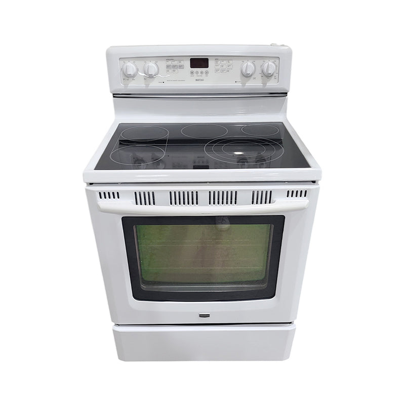 Used Maytag Stove Model No. YMER8875WW1
