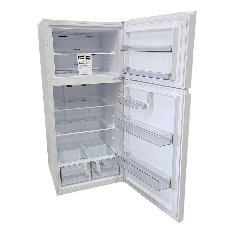 Open Box Hisense Refrigerator Model No. RT18A2FWD