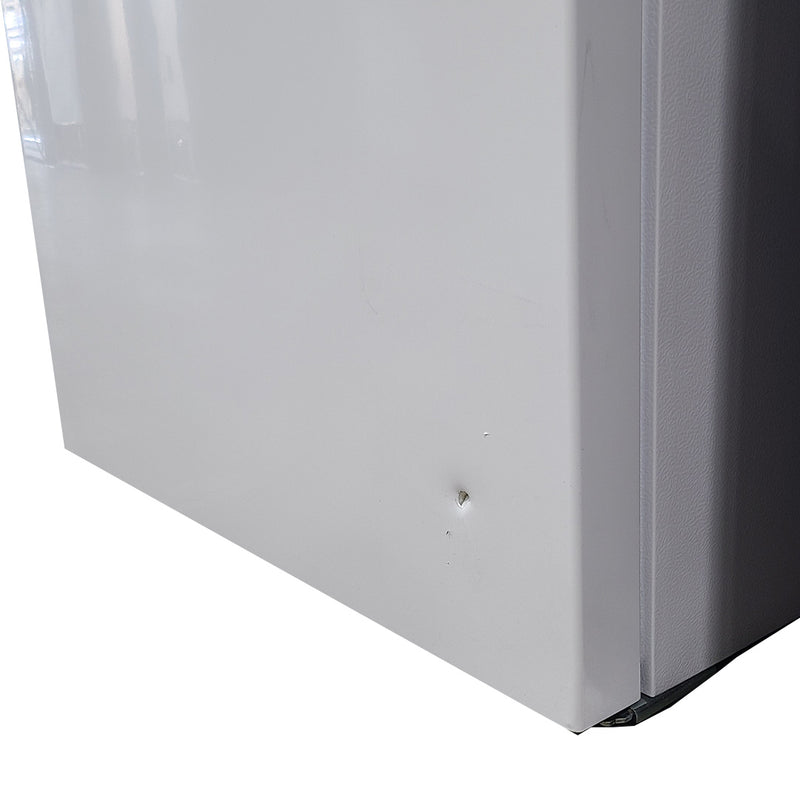 Open Box Hisense Convertible Upright Freezer or Fridge Model No. FV21C7HWE Serial No.: 1B0590Z0134JB8WK6S70302