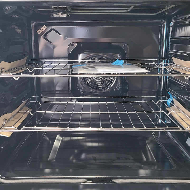 Open Box Hisense Electric Stove Model No. HFE3501CPS Serial No.: 51930201