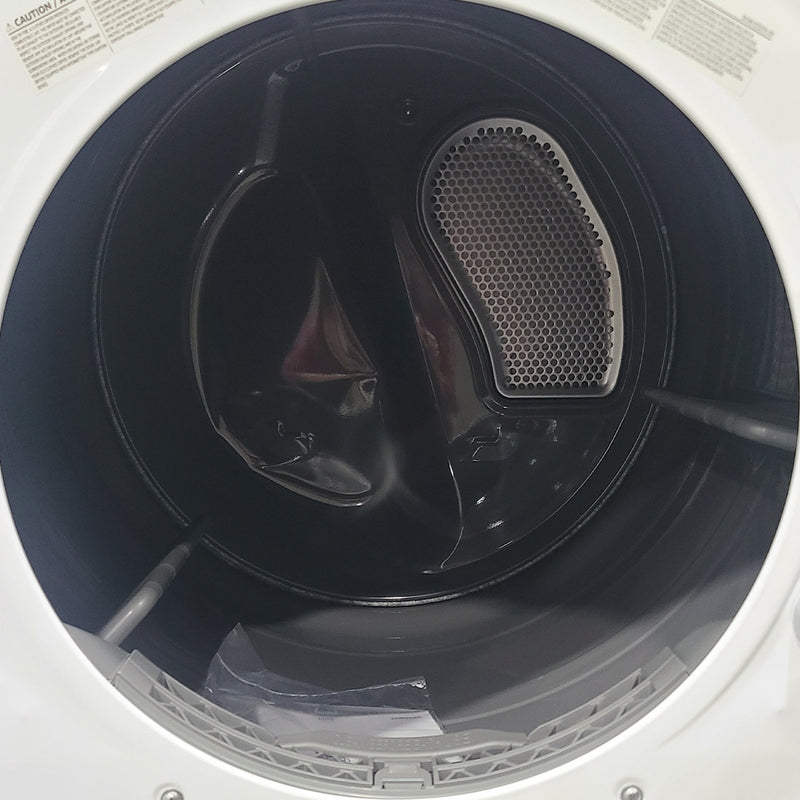 Open Box Samsung Washer and Dryer Set Model No. WF45T6000AW/A5 - DVE45T6005W