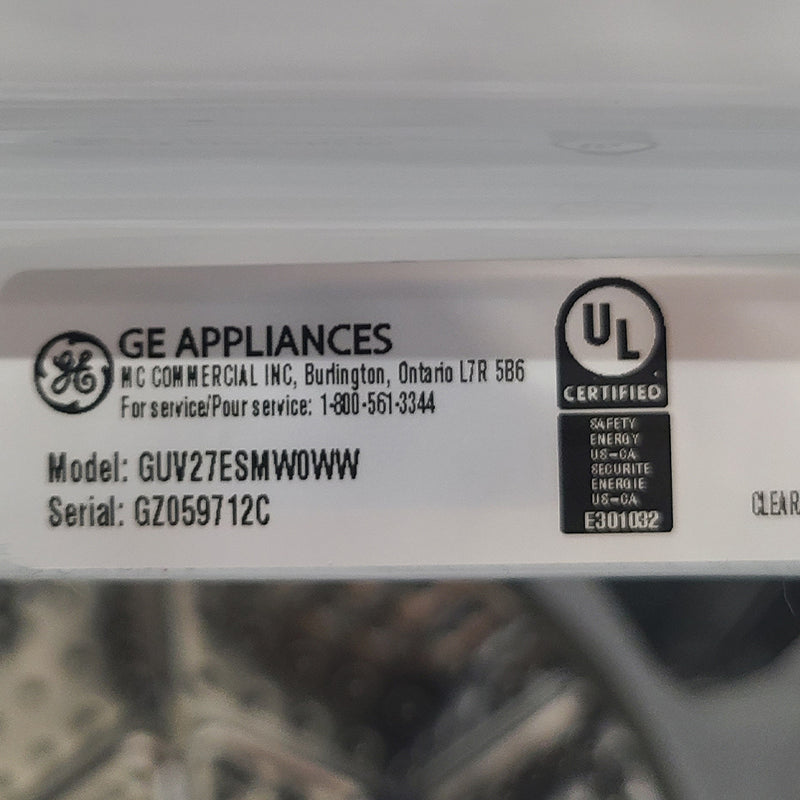 Used GE Laundry Center Model No. GUV27ESMW0WW