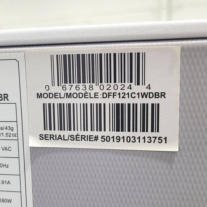 Used Danby Refrigerator Model No.DFF121C1WDBR