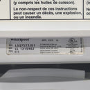 Used Whirlpool Washer and Dryer Set Model No. LSQ7533JQ1 - YLER4634JQ0, Serial No.: CL1315452 - ML4736015