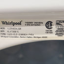 Used Whirlpool Washer and Dryer Set Model No. LSQ7533JQ1 - YLER4634JQ0, Serial No.: CL1315452 - ML4736015