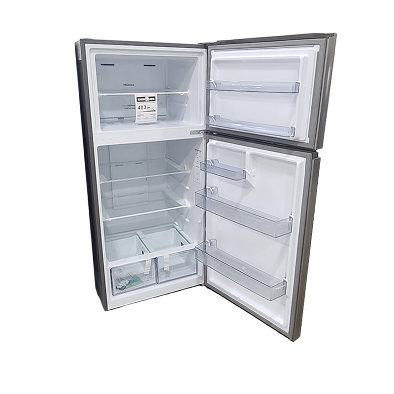 Open Box Hisense 30 in. 18.0cu ft. Top Mount Refrigerator with Recessed Handle MOD
