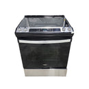 Open Box Whirlpool Slide-in Stove Model No. YWEE515S0LS2