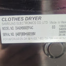 Used Samsung Electric Dryer Model No. DV42H5600EP/AC