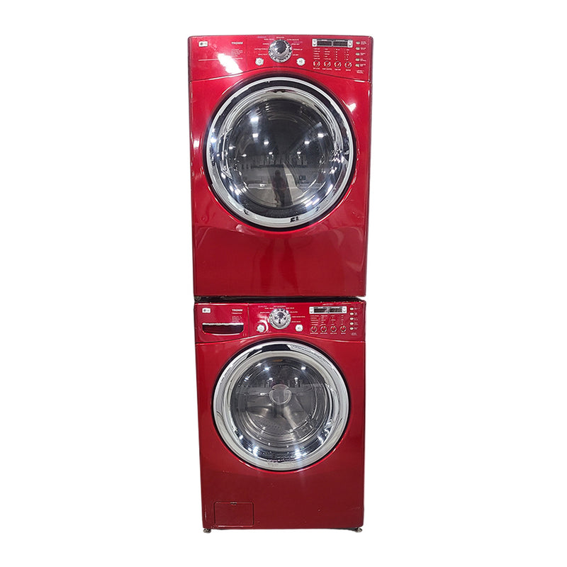 Used LG Washer and Dryer Set Model No. WM2487HRM - DLE7177RM