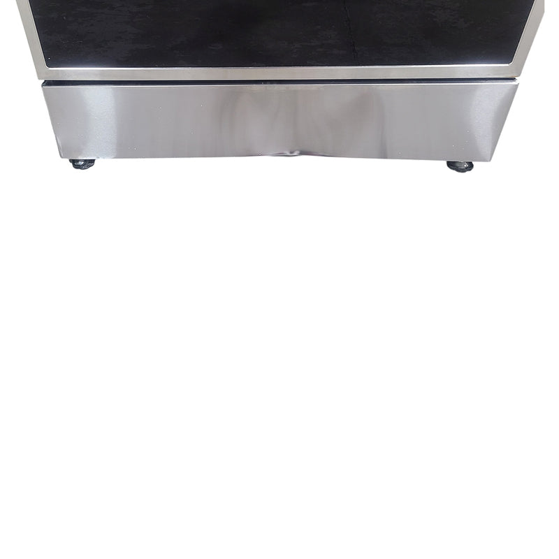 Open Box Hisense Electric Stove Model No. HFE3501CPS, Serial No.: 52530251