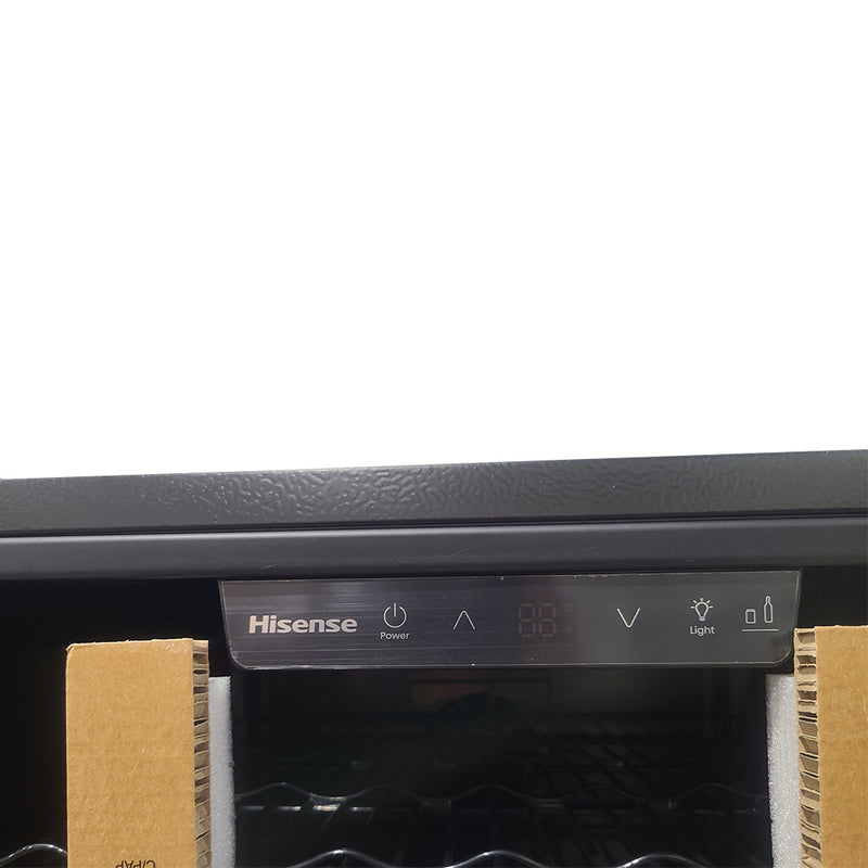 Open Box Hisense 5.4 cu.ft. Stainless Steel Hybrid Beverage / Wine Center with Reversible Door Mod No. HWS054B1ASD Serial Number: 1J0138Z0111JJ7098E70297