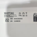 Used Maytag Washer Model No. MVWC465HW3 Serial No.: CA4906308