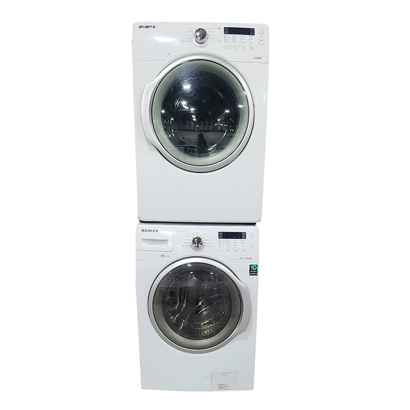 Used Samsung Washer and Dryer Set Model No. WF331ANW-DV331AEW