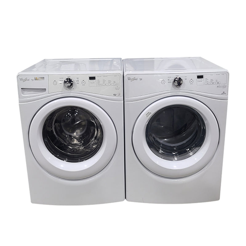Used Whirlpool Washer and Dryer Set Model No. WFW72HEDW0 – YWED72HEDW0