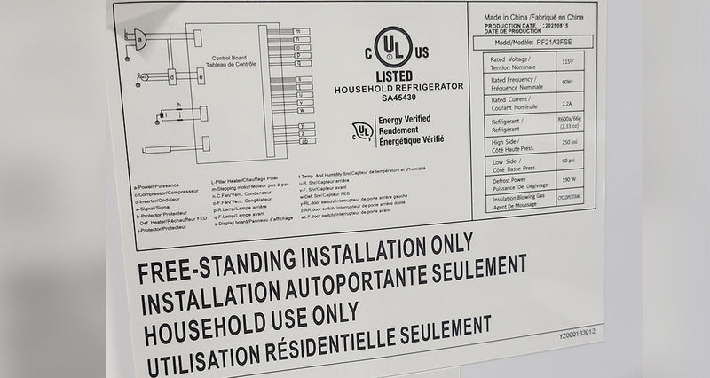 Open Box Hisense 30 in. 20.8 cu ft. Stainless Steel French Door Refrigerator with Full Width Adjustable Shelves Mod
