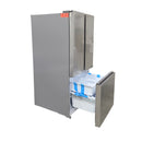 Open Box Hisense 30 in. 20.8 cu ft. Stainless Steel French Door Refrigerator with Full Width Adjustable Shelves Mod