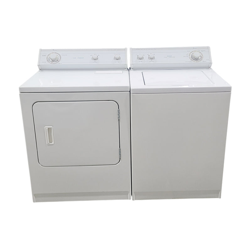 Used Whirlpool Washer and Dryer Set Model No. YLSR8233EQ0 - YLER7647EQ2