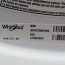 Used Whirlpool Washer Model No. WFW75HEFW0