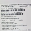 Used Frigidaire Refrigerator Model No. FFHT1835VW6