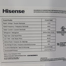 Open Box Hisense 14 cu.ft. Convertible Upright Fridge or Freezer with Pocket Handle Model No FV14C7AWE
