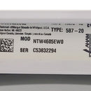 Used Amana Washer Model No. NTW4605EW0 Serial: C53832294