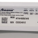Used Amana Washer Model No. NTW4605EW0 Serial: C53534012