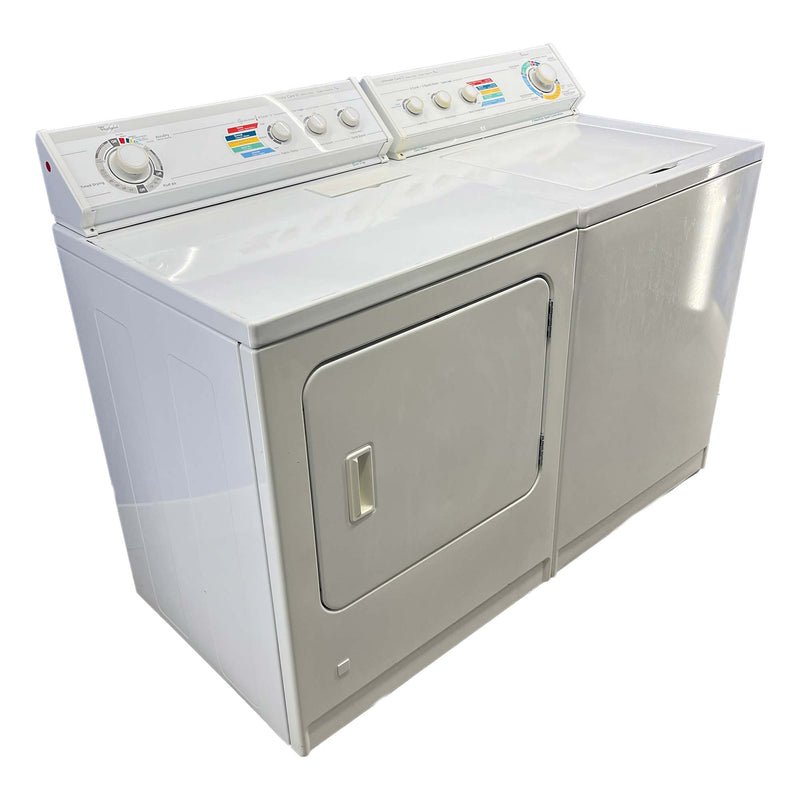 Whirlpool Washer and Dryer Set Model No. YLGR7647EQ2-LSQ8220HQ0